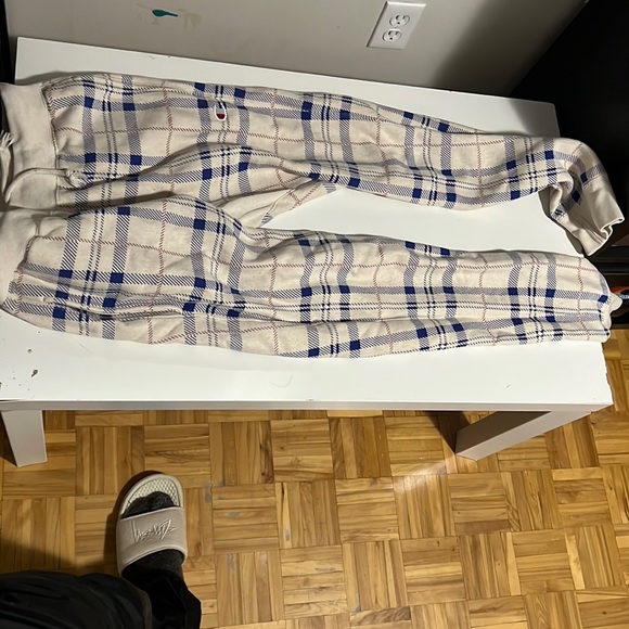 Plaid Champion Sweatpants Small - Picture 1 of 1